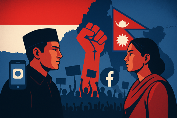 All Eyes on Indonesia and Nepal: The Multi-Actor Relations in the Political Battleground